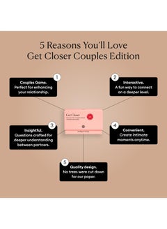 Intelligent Change Get Closer Conversation Cards for Couples, Intimacy Deck Card Game, Fun Date Night Ideas, 100 Icebreaker Couple Questions to Strengthen Bonds and Relationships  - Image 4