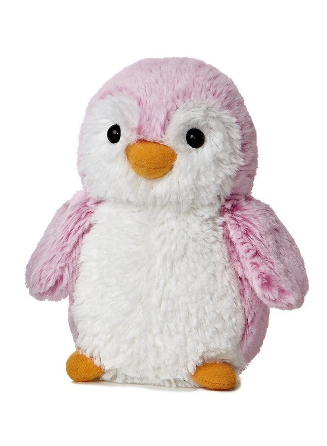 Aurora® Playful Pompom Penguin™ Brights Stuffed Animal - Vibrant Companions - Endless Fun - Pink 6 Inches - Image 2