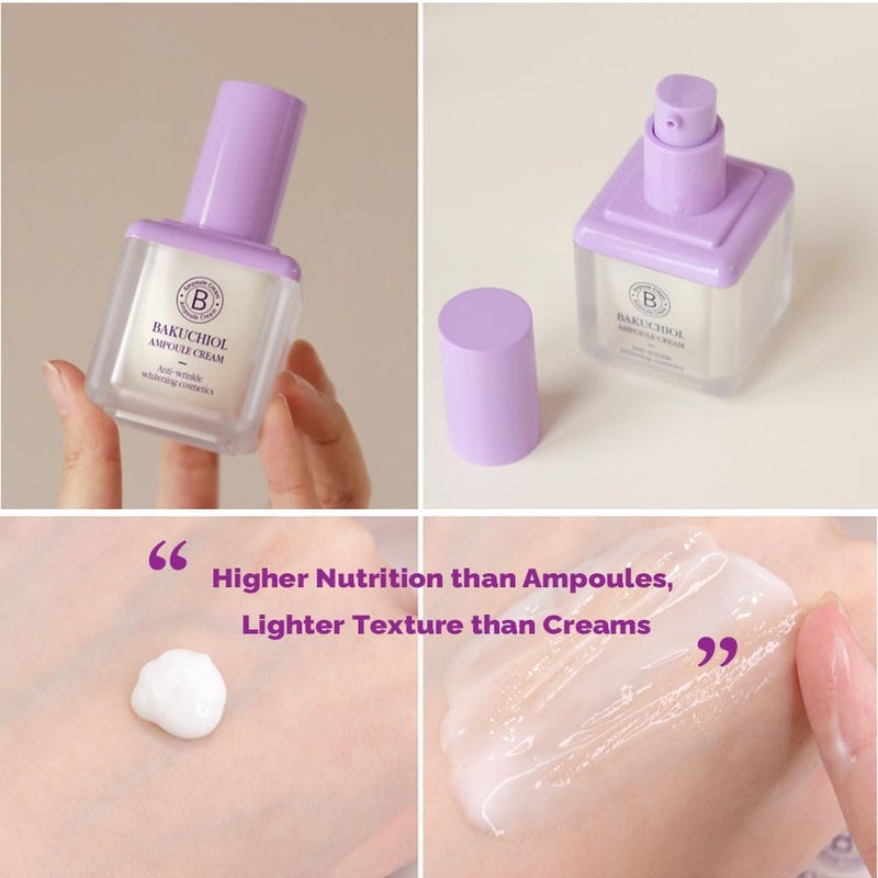RiRe Bakuchiol 0.5% Ampoule Cream for Face-Elasticity,Fine Lines care, Korean Skin Care 1.01 oz.(30ml) - Image 3