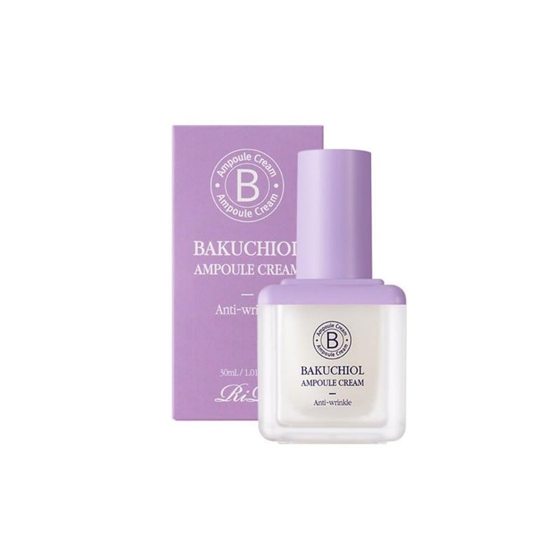 RiRe Bakuchiol 0.5% Ampoule Cream for Face-Elasticity,Fine Lines care, Korean Skin Care 1.01 oz.(30ml) - Image 1