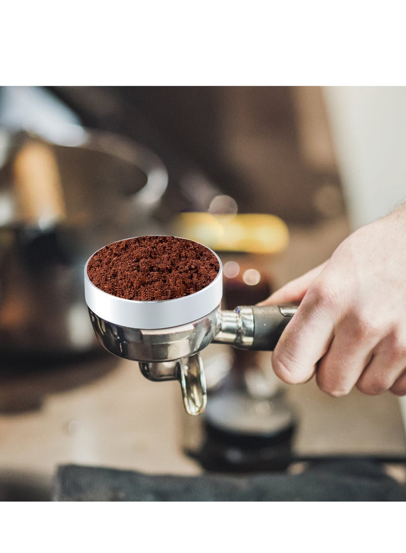 Dosing Ring for Coffee Powder Doser 58mm Portafilter Grinder Distributor Silver  - Image 5