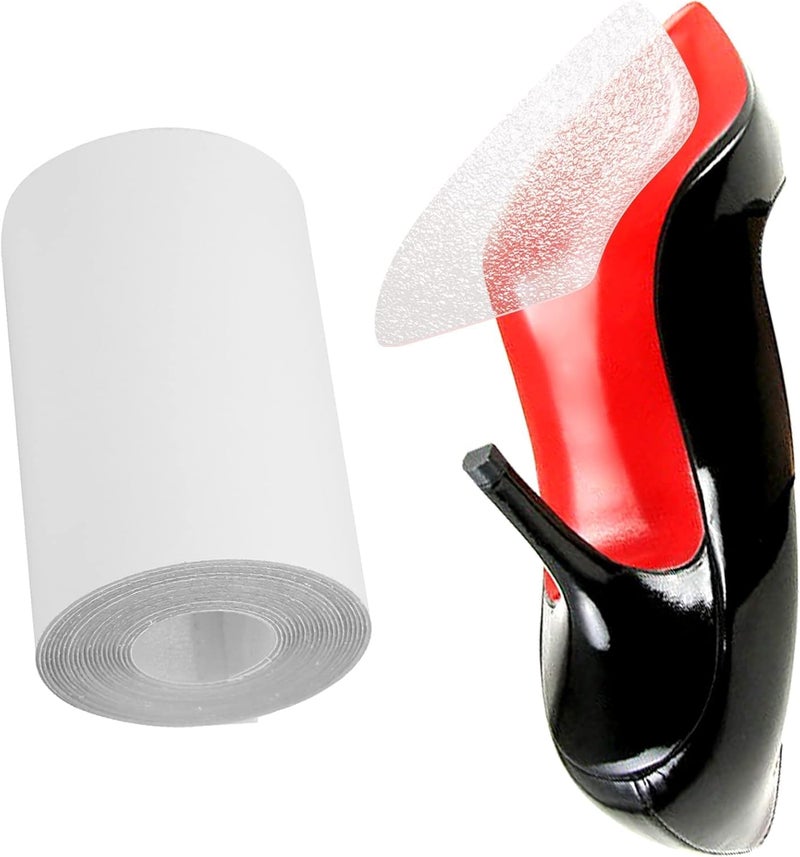 GTIPPOR 16 Pack Sole Protector for High Heel Shoes Red Bottom Sole Sticker Crystal Clear Sole Guard Protectors Anti Slip 16 Sheets for 8 Pairs of Shoes Wear Resistant 