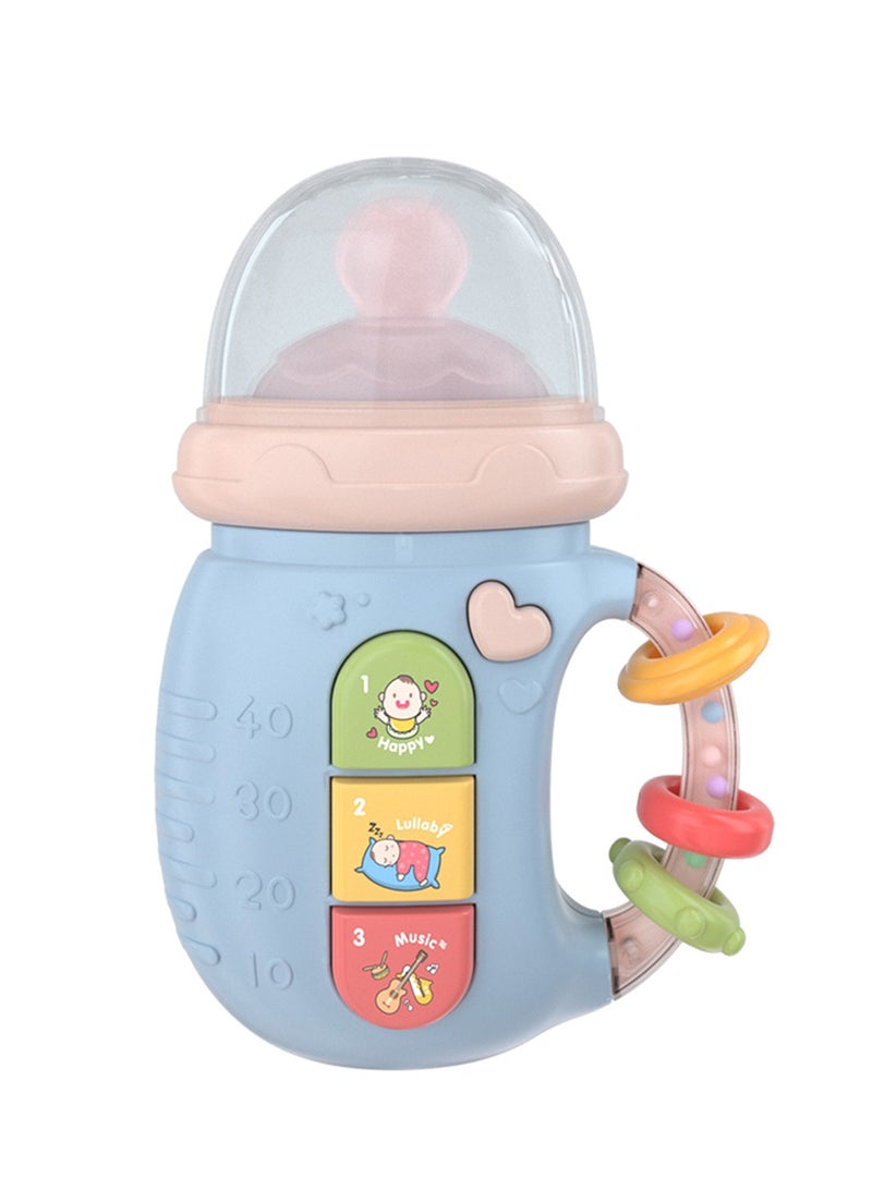 Baby Toy Newborn Light Music Electric Baby Bottle Rattle - Image 1