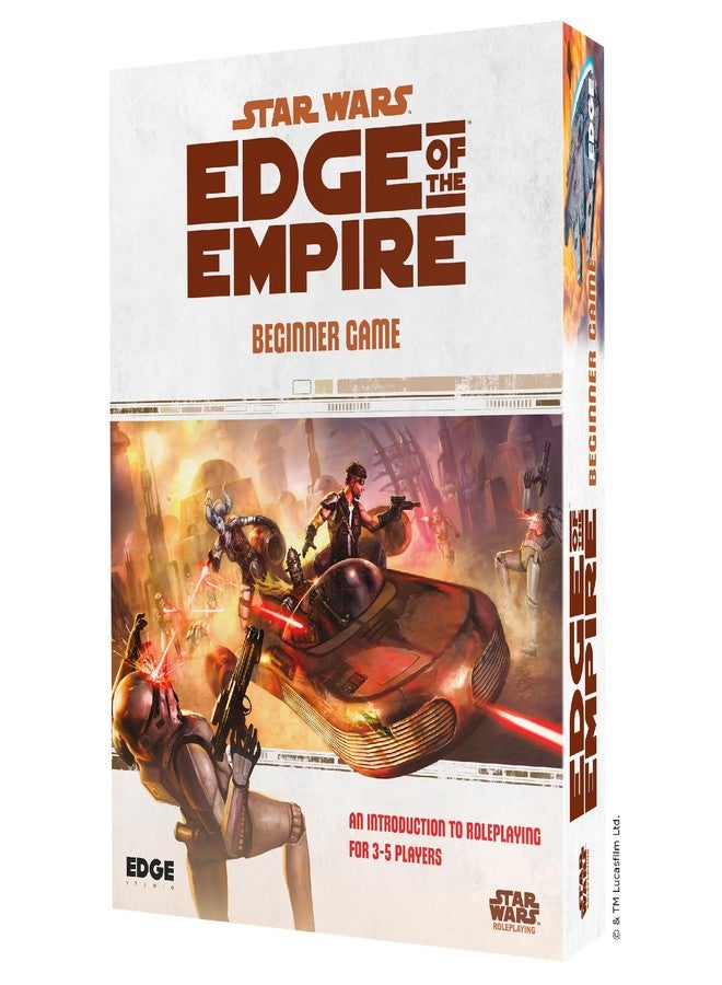 Asmodee Star Wars Edge of The Empire: Beginner Game - Embark on Galactic Adventures in a Complete Learn-As-You-Go Experience! Sci-Fi RPG, Ages 10+, 3-5 Players, 1 Hour Playtime - Image 1