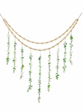 Wall Hanging Decor, Eucalyptus Boho Decor Bedroom Wooden Bead Garland Artificial Natural Greenery Decoration for Guest Modern Bathroom Living Room - pzsku/Z6F087A0C872B2580834CZ/45/_/1663414156/0414271e-c663-4584-bf0f-b44323c31bc9