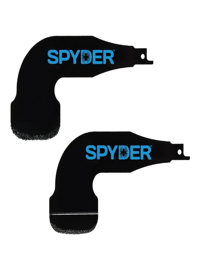 Spyder 2-Piece Grout-Out Attachment Set for Reciprocating Saws, 1/16-inch and 3/16-inch Grout Removal Blade Tools with Tungsten Carbide Grit Edges - Image 1