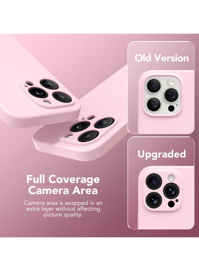 SUYDANBOX Magnetic for iPhone 15 Pro Max Case Compatible with MagSafe [Full Camera Protection][Screen Protector] Silicone Shockproof Protective Phone Case for iPhone 15 Pro Max 6.7" Pink - Image 5