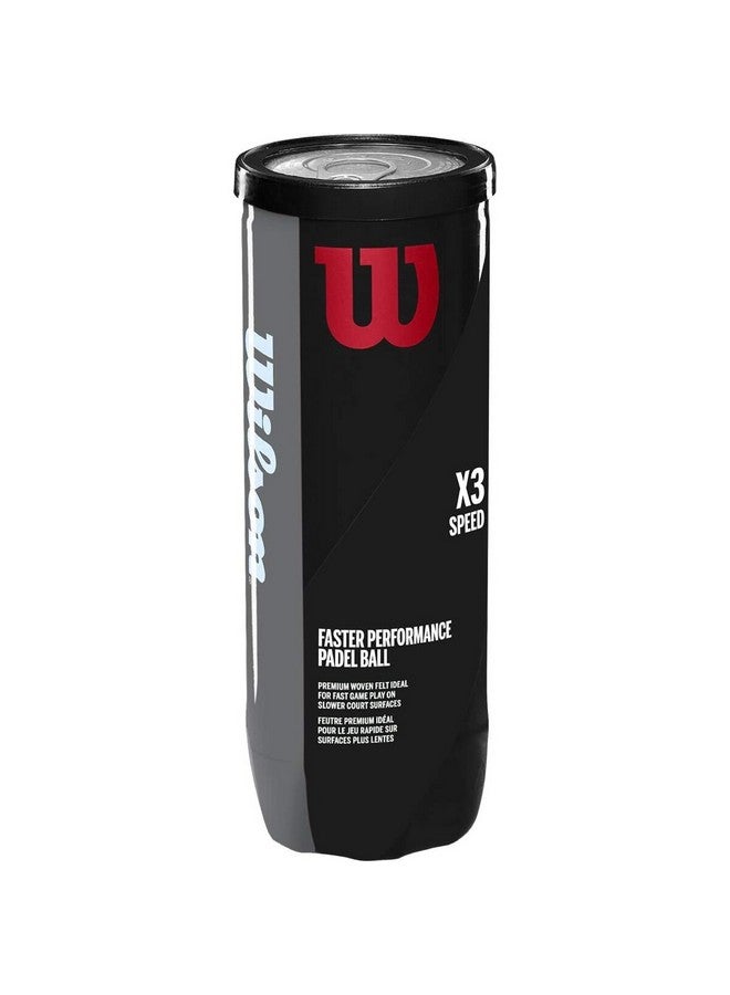 ويلسون اكس3 ويف كرة بادل عدد 3 باللون الأخضر من اللباد 19.43 × 6.86 × 6.86 سم WR8901101001 - Image 2
