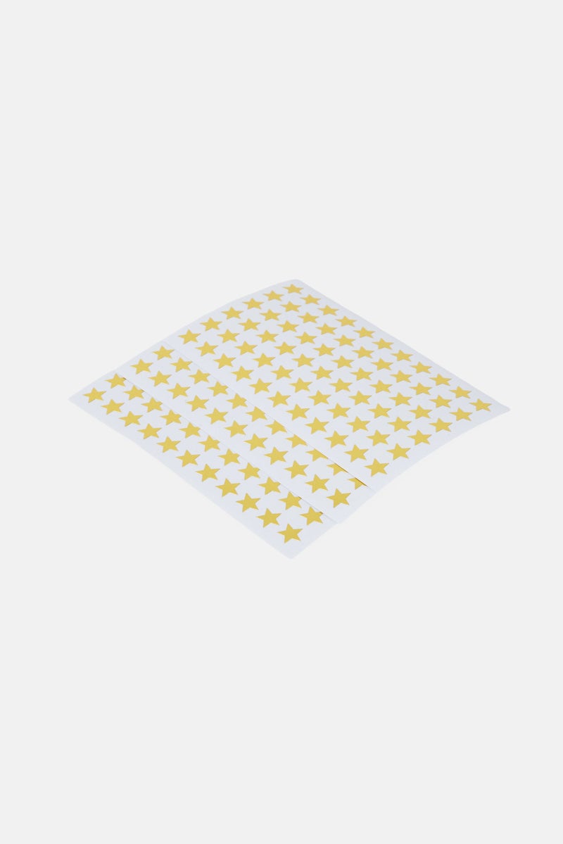Home Creation 3 Sheets Stars Sticker, Gold - Image 3