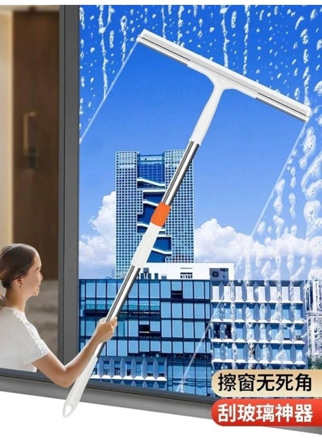 ممسحة سيليكون سحرية، ممسحة زجاجية وأرضية 2 في 1، قطعة أثرية جديدة لأرضية الحمام المنزلي (عرض الممسحة: 50 سم) - Image 3