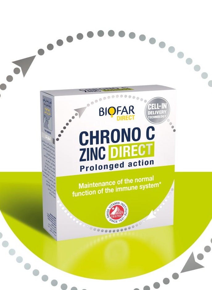 Biofar BioPhar Direct Chrono-C Zinc Immune Support - 14 Sachets