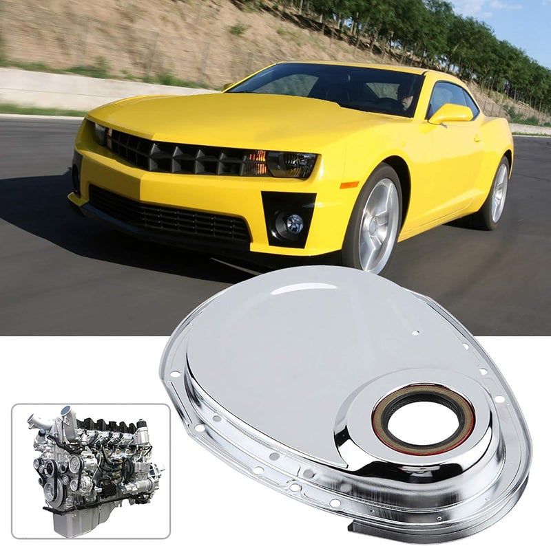 woobles Timing Chain Cover Kit, Timing Chain Cover Gasket Kit for SBC 283 327 305 350 383 400 Engines - Image 5