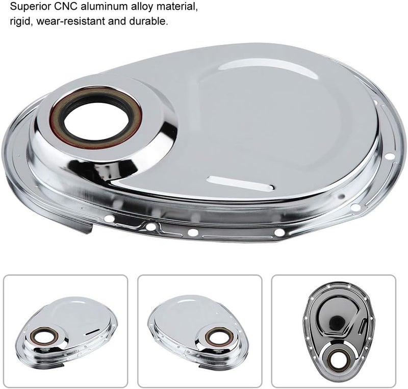 woobles Timing Chain Cover Kit, Timing Chain Cover Gasket Kit for SBC 283 327 305 350 383 400 Engines - Image 3