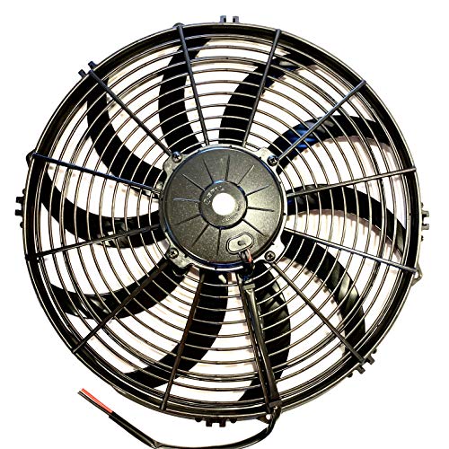 SPAL 30102042 14" Puller Fan 12 Volt High Performance Curved Blade 1864 cfm VA08-AP71/LL-53A - Image 2