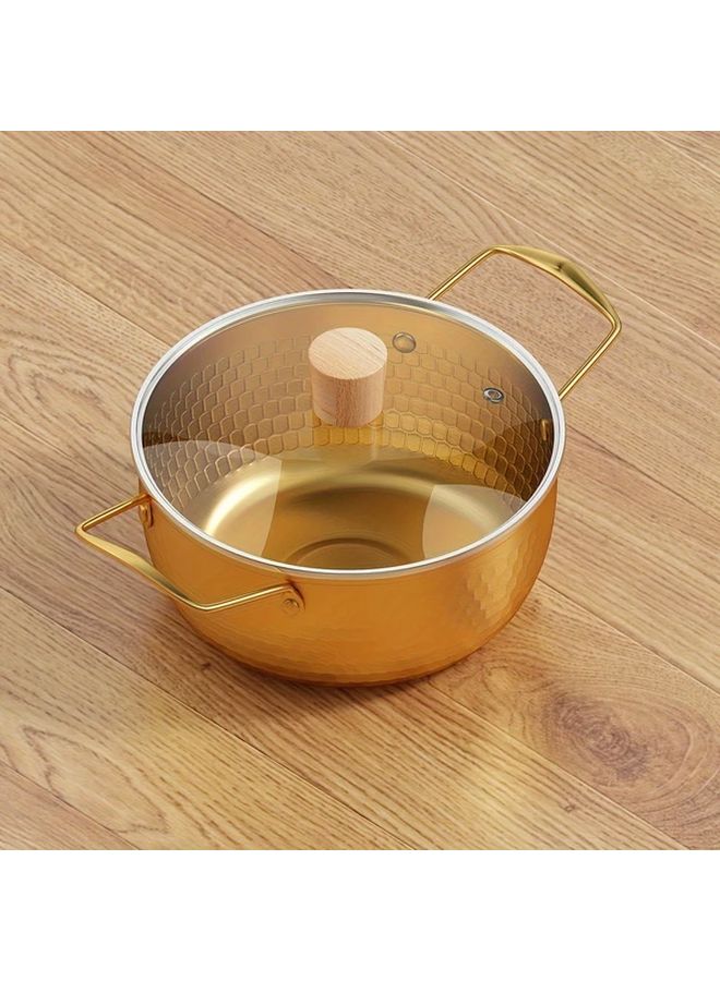 Golden Personal Hot Pot 1 5L Small Soup Pot For Dorm Camping Outdoor Use - Image 5
