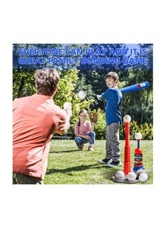 SYOSI Tee Ball Set for Kids 3-12, Kids Baseball Tee, T-Ball Set for Toddlers 2-6, 6 Balls, Teeball Batting Tee, Pitching Machine, Nice Gift Outdoor Sport Toy Games for Kids 3-12 Years Boys & Girls  - Image 3