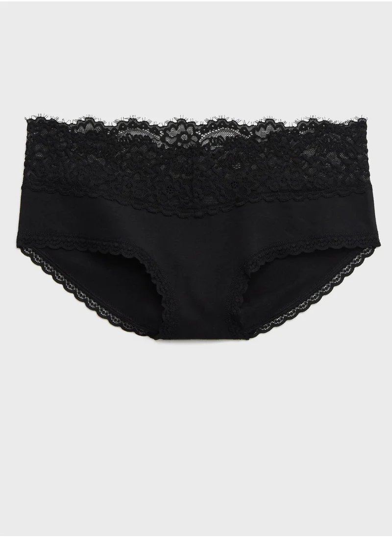 Aerie Lace Trim Briefs