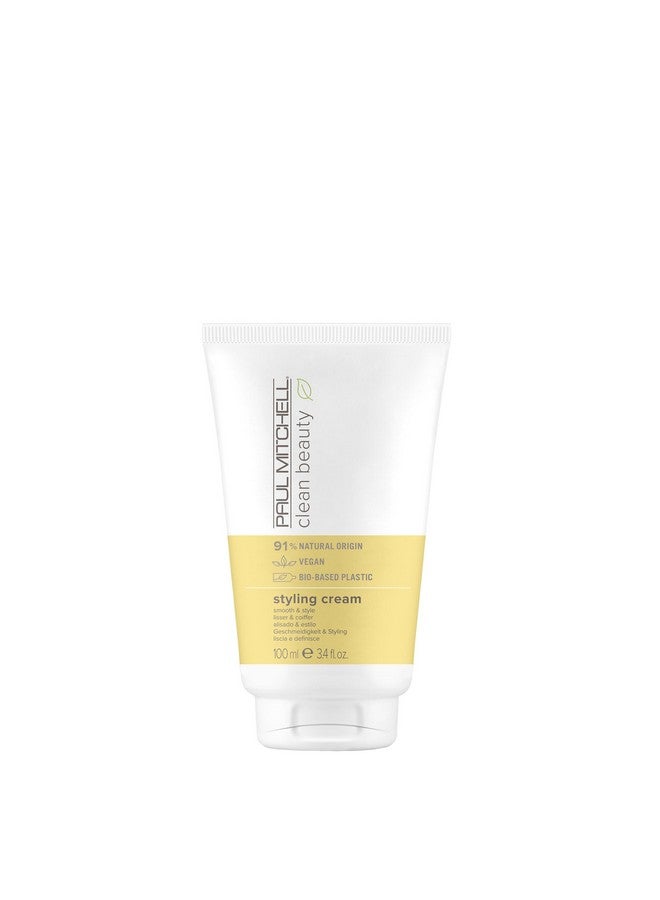 Paul Mitchell Clean Beauty Styling Cream Smooth & Style For All Hair Types 3.4 Fl. Oz. - Image 1