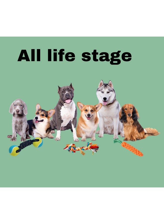 مجموعة ألعاب حبل قطني متين - حبل مكون من عقدتين - حبل تنس مزدوج - حبل جزر | مضغ وتسنين للكلاب الصغيرة والمتوسطة الحجم (قد يختلف اللون) - Image 4