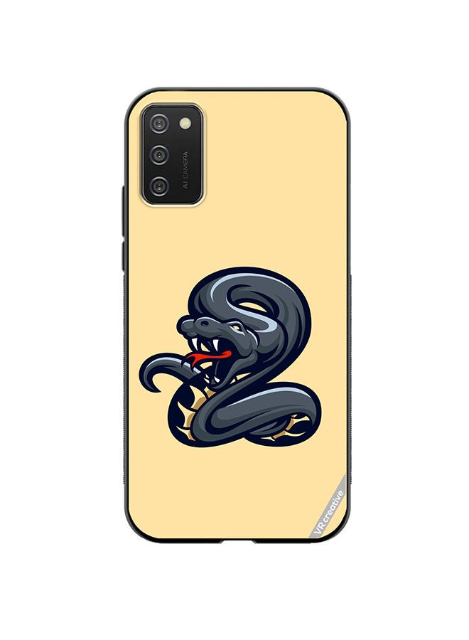 VR CREATIVE Protective Case Cover For Samsung Galaxy A03s Snake Design Multicolour - Image 1