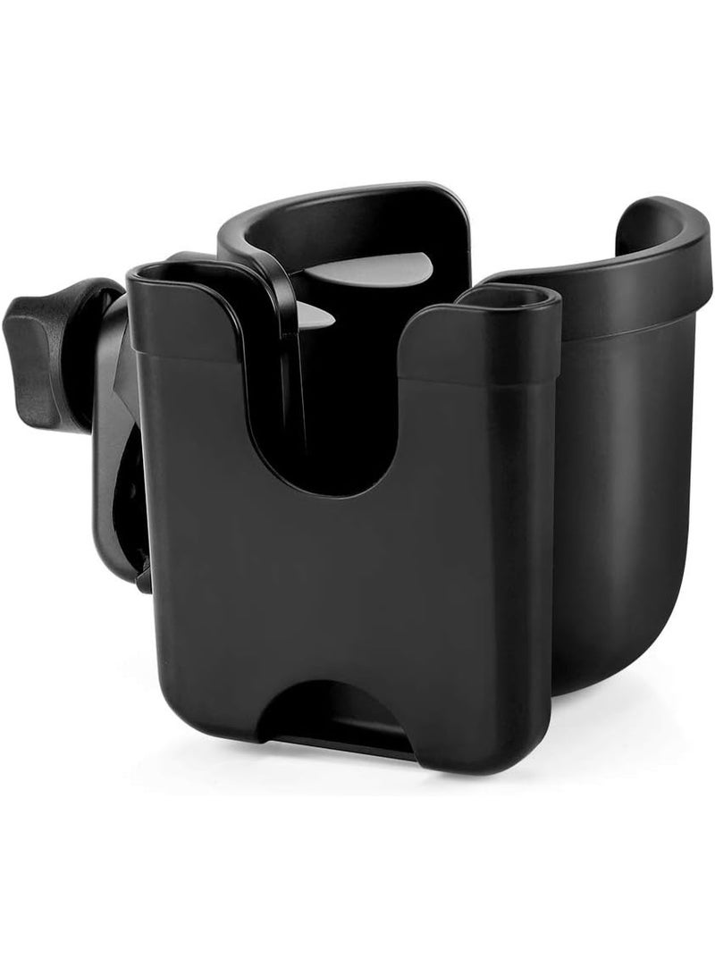 2-in-1 Stroller Phone & Cup Holder - Universal for Uppababy, Nuna, Doona & More - Image 1