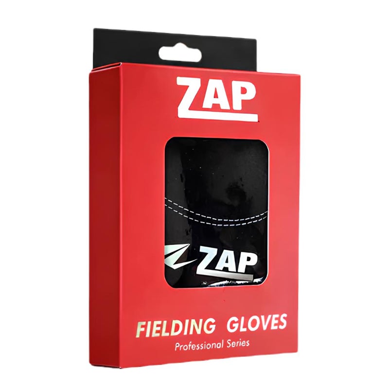 ZAP Fielding Gloves Black | Cricket Fielding Gloves - Black - Image 2