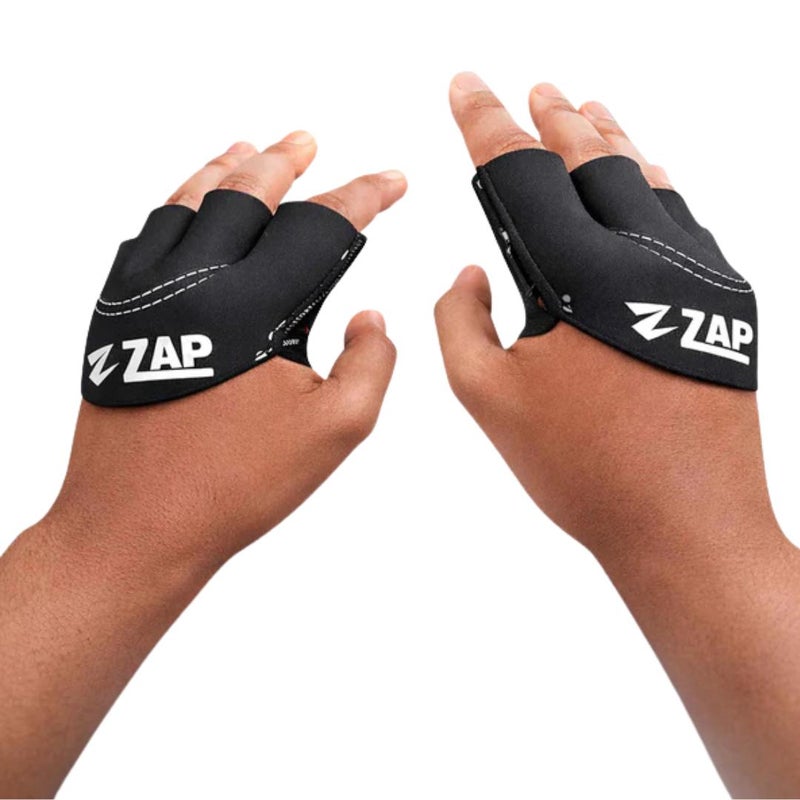 ZAP Fielding Gloves Black | Cricket Fielding Gloves - Black - Image 1