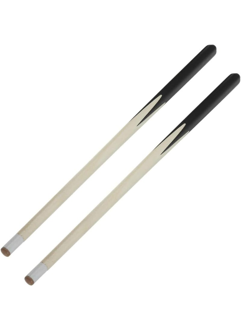 Vaguelly Vaguelly Shorty Pool Cues for Kids 48cm Wooden Billiard House Cue Sticks Children Mini Pool Cues Billiard Cue Sticks Short Practice Wood Snooker Cues 2pcs  - Image 1