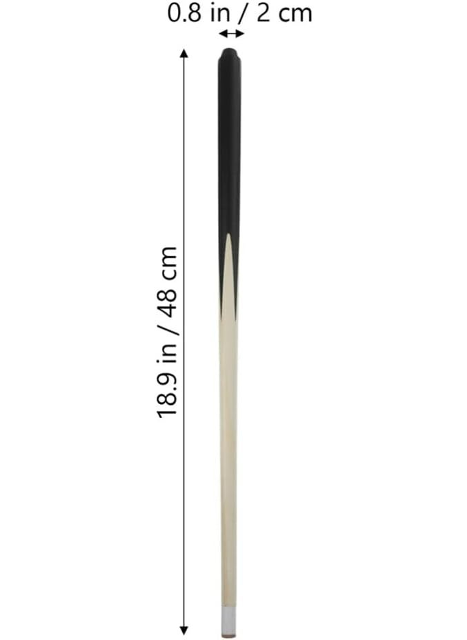 Vaguelly Vaguelly Shorty Pool Cues for Kids 48cm Wooden Billiard House Cue Sticks Children Mini Pool Cues Billiard Cue Sticks Short Practice Wood Snooker Cues 2pcs  - Image 2