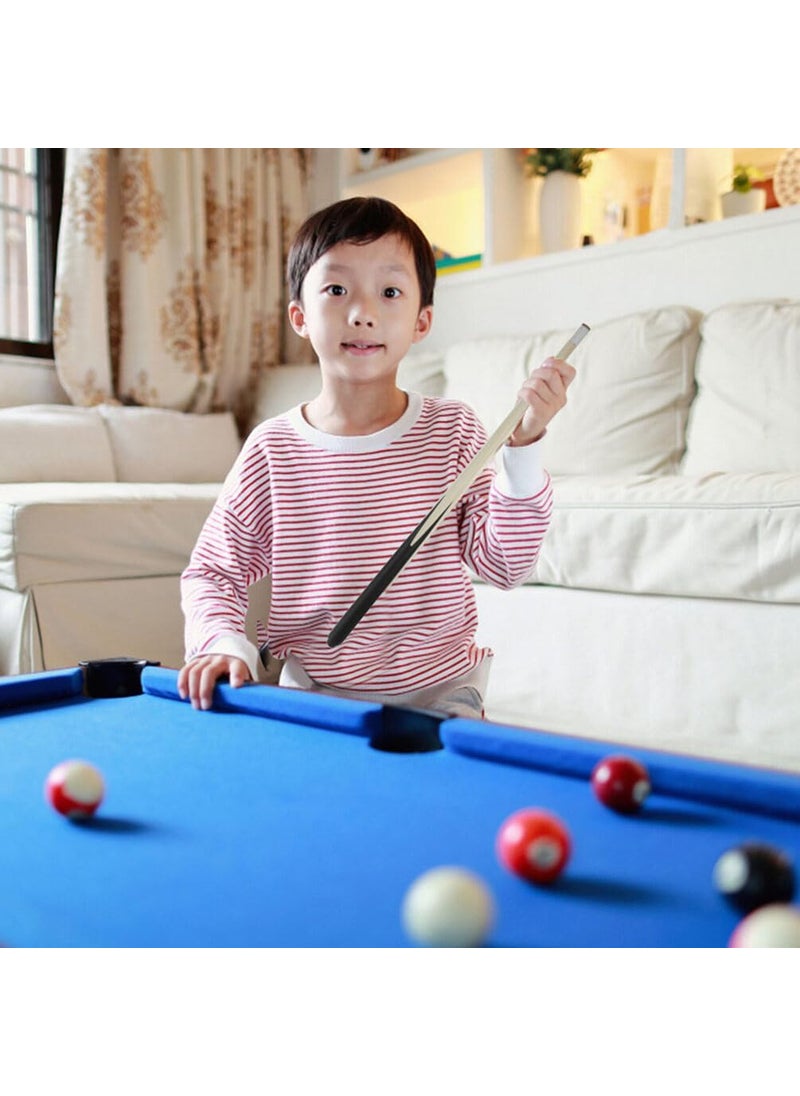 Vaguelly Vaguelly Shorty Pool Cues for Kids 48cm Wooden Billiard House Cue Sticks Children Mini Pool Cues Billiard Cue Sticks Short Practice Wood Snooker Cues 2pcs  - Image 4