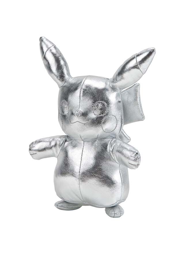 NIBEMINENT Plush Siver Pikachu 15.24cm - Image 3