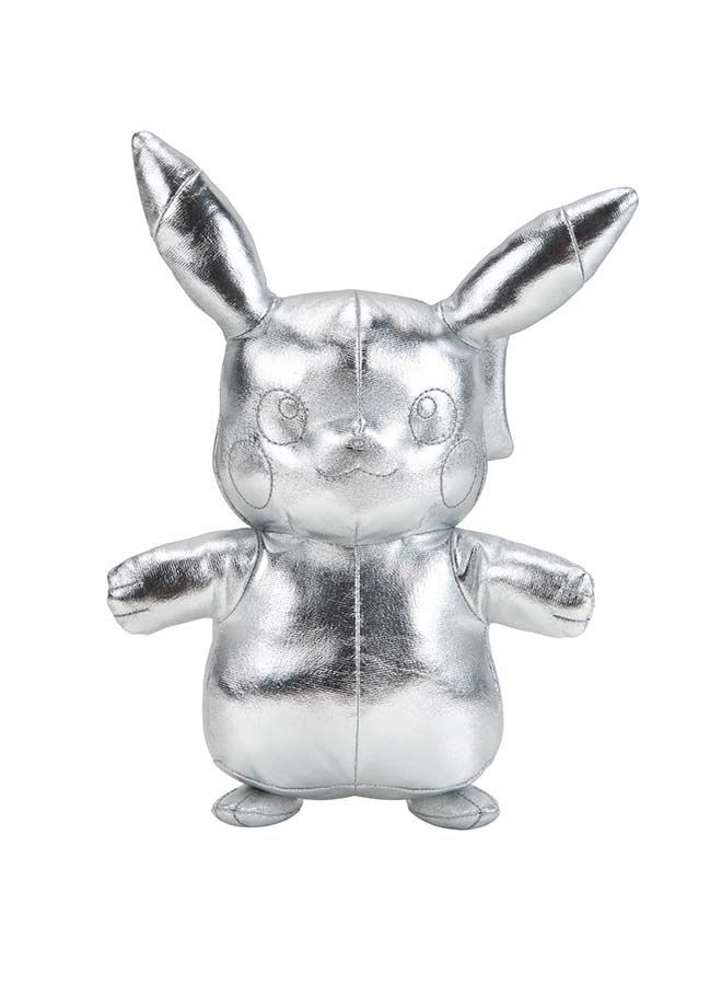 NIBEMINENT Plush Siver Pikachu 15.24cm - Image 1
