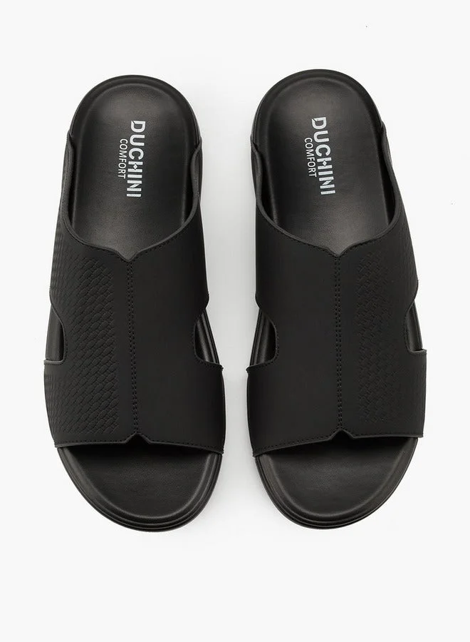 دوتشيني صنادل رجالية سهلة الارتداء بنقوش