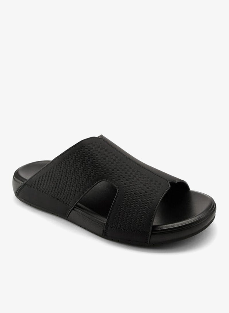 DUCHINI Men's Textured Slip-On Arabic Sandals Ramadan Collection - Image 3