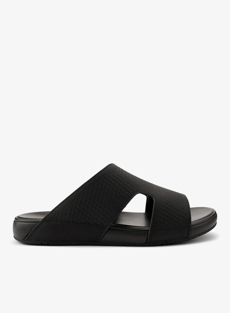 DUCHINI Men's Textured Slip-On Arabic Sandals Ramadan Collection - Image 1
