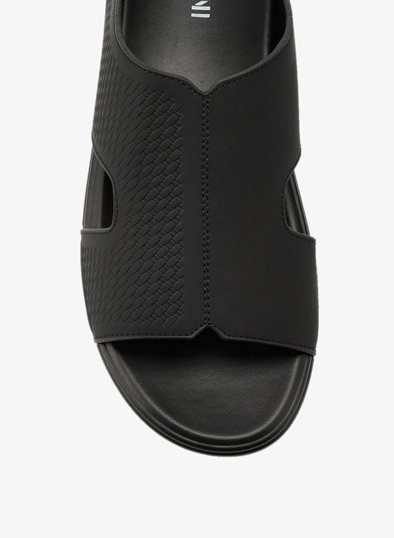 DUCHINI Men's Textured Slip-On Arabic Sandals Ramadan Collection - Image 4