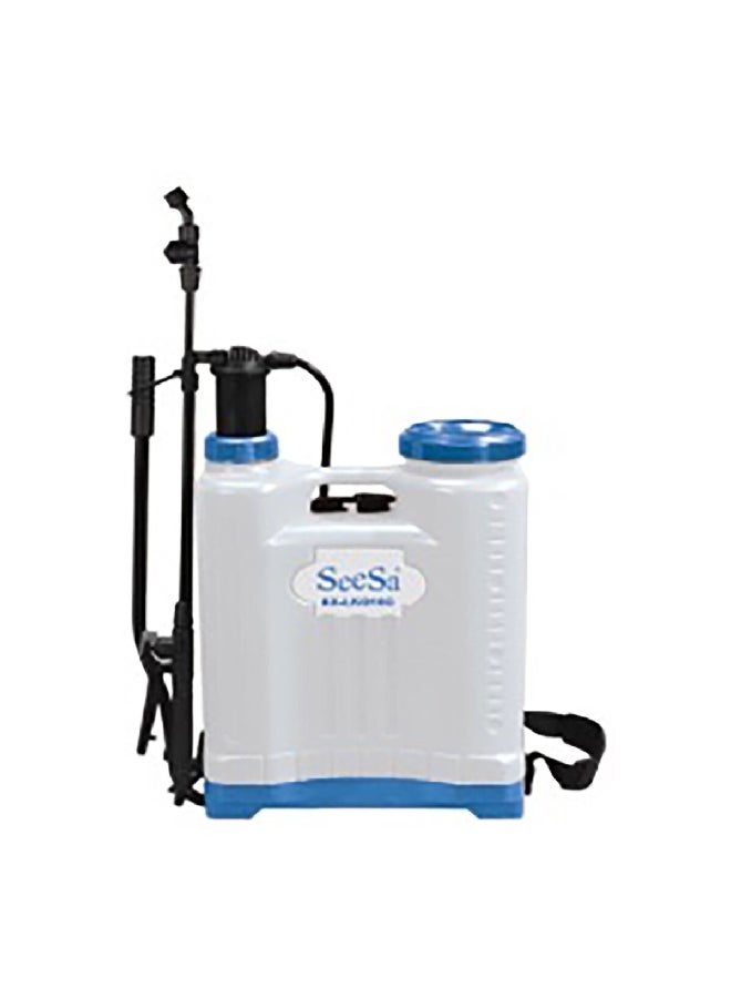 SeeSa Durable Robust Knapsack 2-3 Bar Pressure Sprayer White 16 L SX-LKG16C