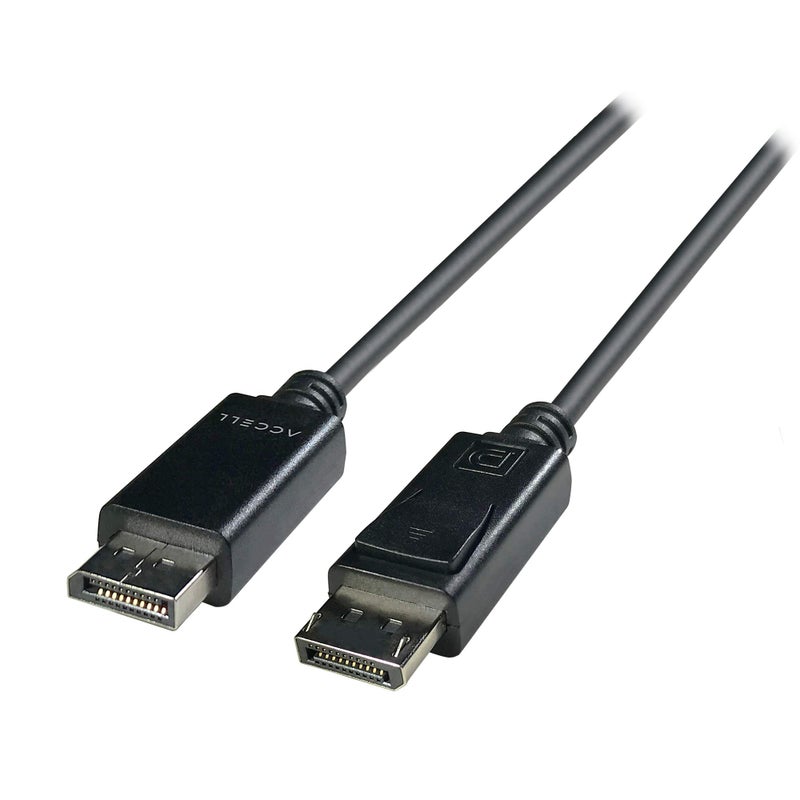 Accell Accell DisplayPort to DisplayPort Version 1.4 Cable, 9.8ft / 3m, Poly Bag (International), Black (B088C-010B-23)  - Image 1