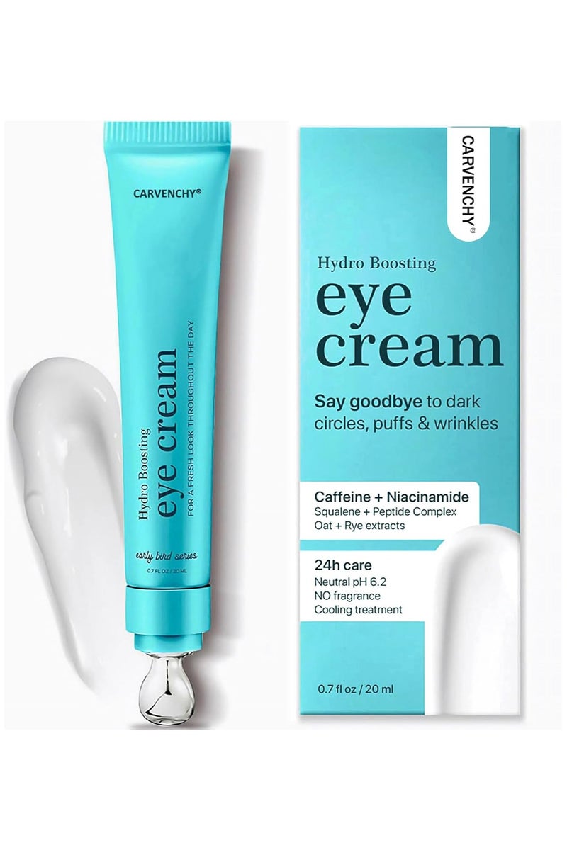CARVENCHY Eye Cream for Dark Circles丨With Caffeine, Peptides, Niacinamide, Organic Oat & Rye丨Eliminates Dark Circles, Puffiness & Wrinkles丨Repairs Skin Barrier, Anti-Aging丨for All Skin Types - Image 1