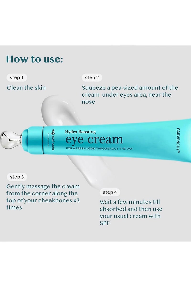 CARVENCHY Eye Cream for Dark Circles丨With Caffeine, Peptides, Niacinamide, Organic Oat & Rye丨Eliminates Dark Circles, Puffiness & Wrinkles丨Repairs Skin Barrier, Anti-Aging丨for All Skin Types - Image 4