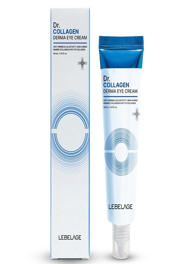 LEBELAGE Derma Eye Cream 1.35 fl oz | Lightweight Eye Moisturizer | Fast-Absorbing Daily Under Eye Cream for Smooth, Hydrated Skin Feel | Korean Skincare Routine (Collagen - Image 1