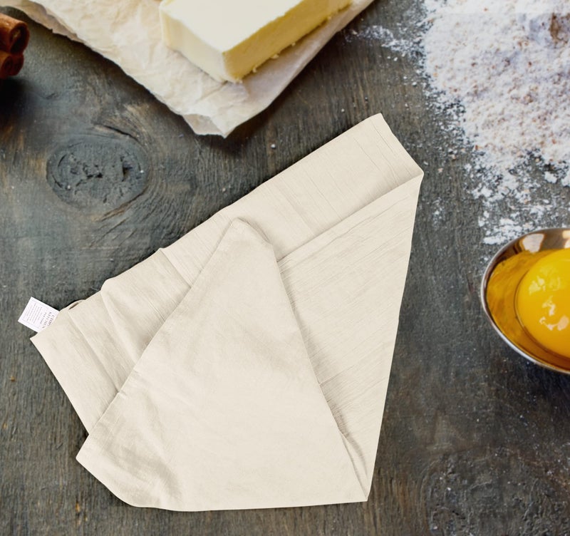 Utopia Kitchen Natural Flour Sack Towels [6 Pack - 28 x 28 Inch] 100% Cotton Tea Towels for Cleaning & Drying - Highly Absorbent Kitchen Dish Cloth - Image 5