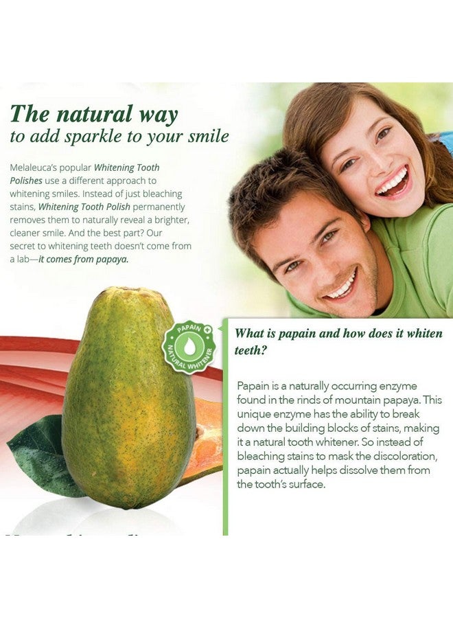 Melaleuca Whitening Tooth Polish Paste without Fluoride 3.8oz - Fresh Mint - Image 3
