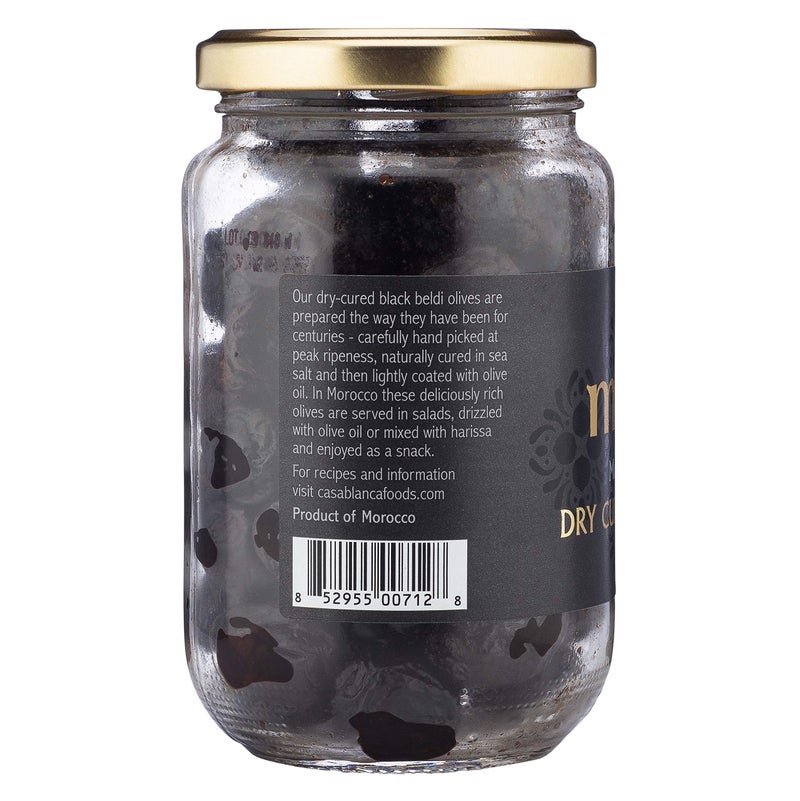 Mina Dry Cured Black Olives, 7 oz - Moroccan Olive Oil Cured Olives, Premium Handpicked and Naturally Cured Dried Olives, Non GMO, Gluten Free, Low Carb, Vegan, Great Paleo Keto Snacks - Image 3