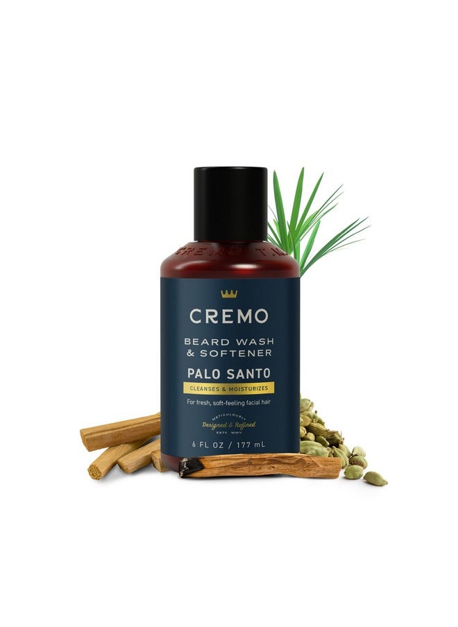 cremo Cremo Palo Santo (Reserve Collection) Beard Wash & Softener, Moisturizes, Styles and Reduces Beard Itch for All Lengths of Facial Hair, 6 Fluid Oz  - Image 2
