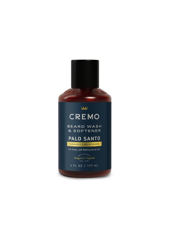 cremo Cremo Palo Santo (Reserve Collection) Beard Wash & Softener, Moisturizes, Styles and Reduces Beard Itch for All Lengths of Facial Hair, 6 Fluid Oz  - Image 1