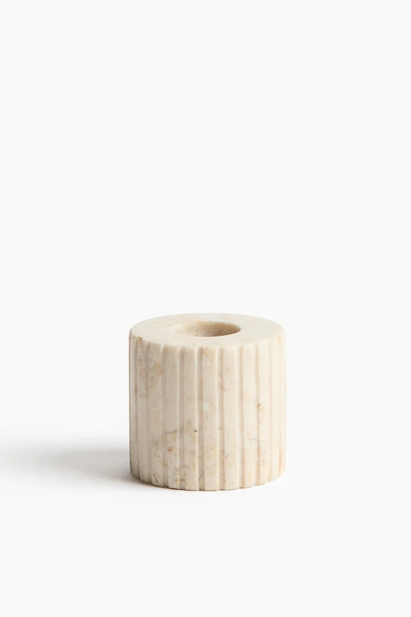 H&M Small marble candlestick