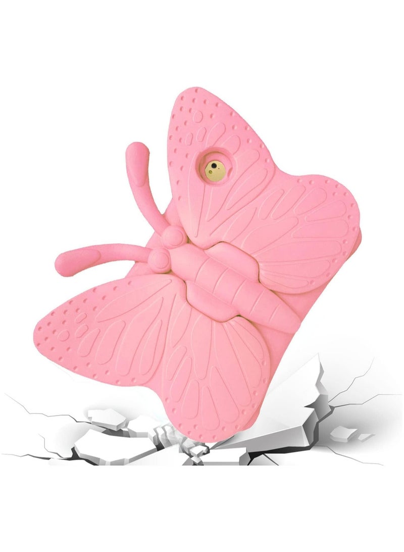 ELTRAZONE iPad case for Kids, Feitenn 3D Cartoon Butterfly Non-Toxic EVA Light Weight Kid Proof Shockproof case with Kickstand for ipad 5/ ipad 6 /ipad pro 9.7/ New iPad 2017 case (PINK) - Image 3