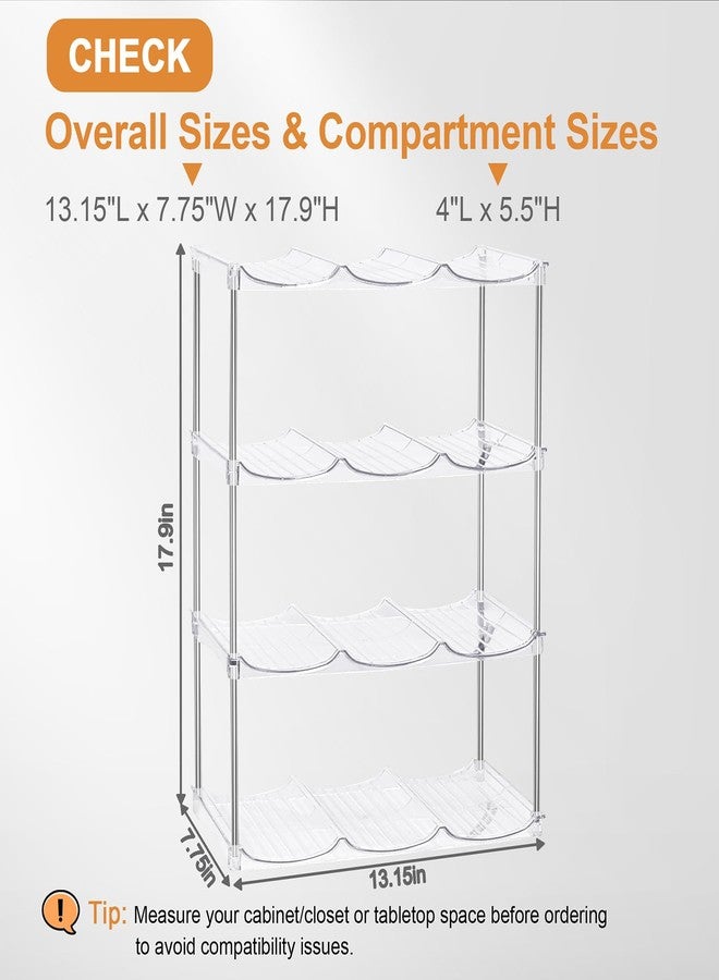 Homecor Water Bottle Organizer for Stanley 40 oz Tumbler - Large Capacity Water Bottle Holder for Cabinet, Kitchen Organizers and Storage for Stanley Cup Accessories, Tumbler Organizer Storage Rack, 4 Pack - Image 2