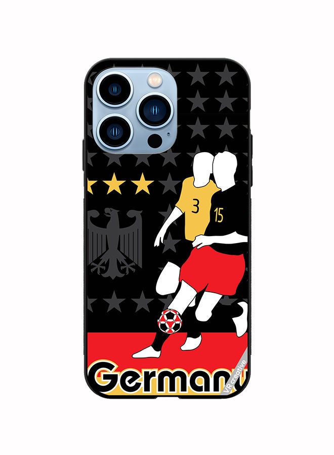 VR CREATIVE Protective Case Cover For Apple iPhone 14 Pro Max Germany Football Soccer Players Design Multicolour - Image 1